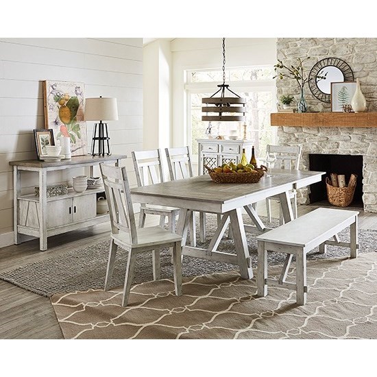 Progressive Furniture Mt. Pleasant D89110B/10T Cottage TwoTone Rect